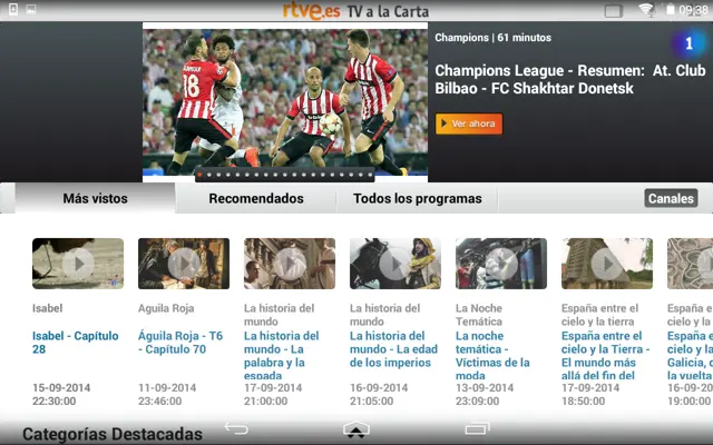 RTVE Play android App screenshot 20